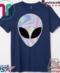 Alien Head T Shirt Colorful Alien Shirt