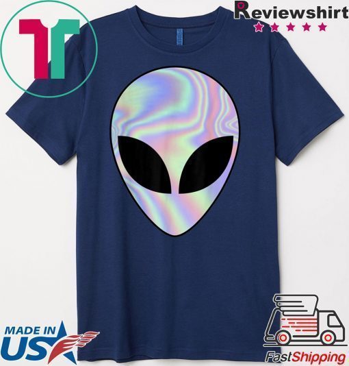 Alien Head T Shirt Colorful Alien Shirt