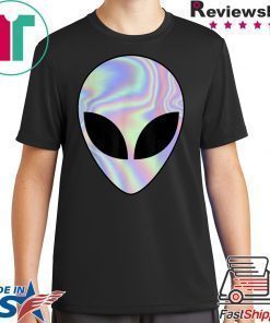 Alien Head T Shirt Colorful Alien Shirt