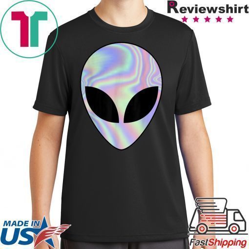 Alien Head T Shirt Colorful Alien Shirt