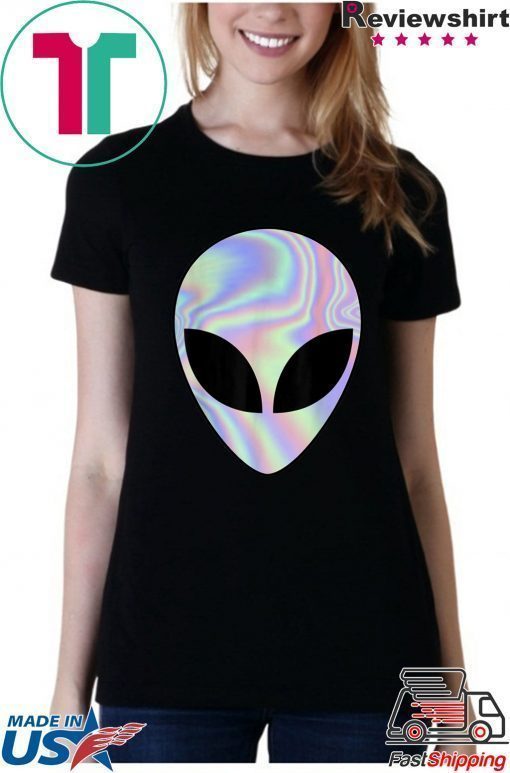 Alien Head T Shirt Colorful Alien Shirt