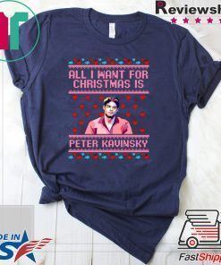 All I Want For Christmas Is Peter Kavinsky Christmas T-Shirt