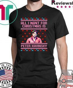 All I Want For Christmas Is Peter Kavinsky Christmas T-Shirt