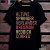 Altuve Springer Verlander Bregman Bregman Reddick Correa Astros Shirt
