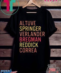 Altuve Springer Verlander Bregman Bregman Reddick Correa Astros Shirt