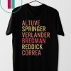 Altuve Bregman Astros Players T-Shirt