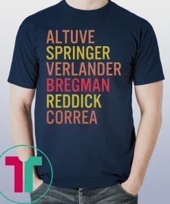 Altuve Bregman Astros Players T-Shirt