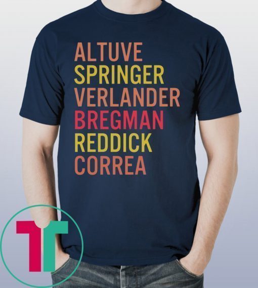 Altuve Bregman Astros Players T-Shirt