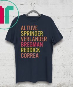 Altuve Bregman Astros Players T-Shirt