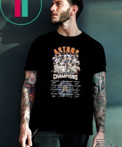 Astros Championship all signature shirt