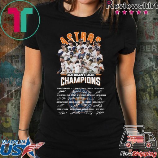 Astros Championship all signature shirt