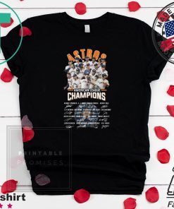 Astros Championship all signature shirt