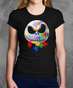 Autism Jack Skellington Face Shirt