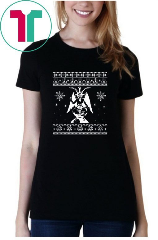 Baphomet Christmas Ugly Sweater T-Shirt