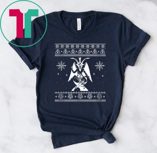 Baphomet Christmas Ugly Sweater T-Shirt