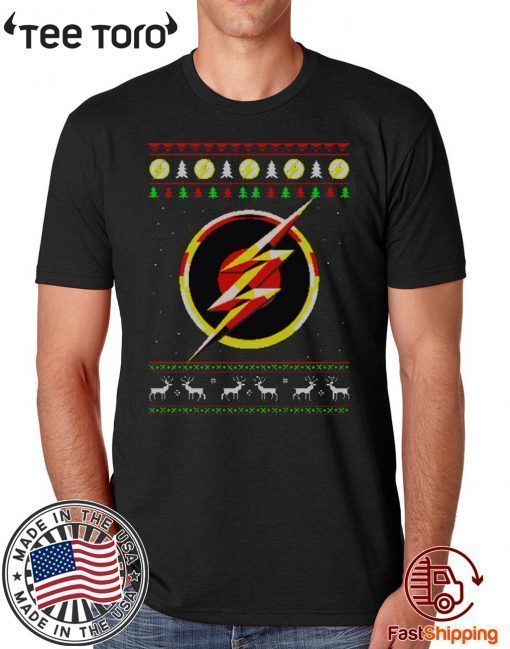 The Flash ugly Christmas Gift T-Shirt