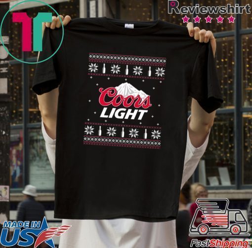 Coors Light Beer Sweatshirt Coors Light Christmas Ugly T-Shirt