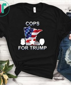 Cops For Trump USA Flag Shirt