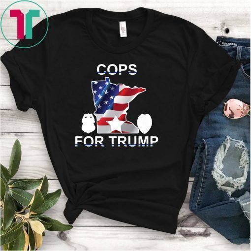 Cops For Trump USA Flag Shirt