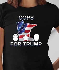 Cops For Trump USA Flag Shirt