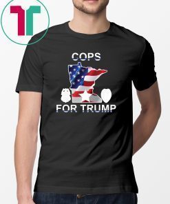 Cops For Trump USA Flag Shirt