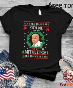 Offcial Mike Tyson kith me under the mithletoe Christmas Shirt