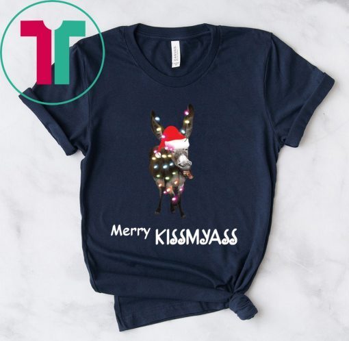 Donkey Merry Kissmyass Christmas Shirt