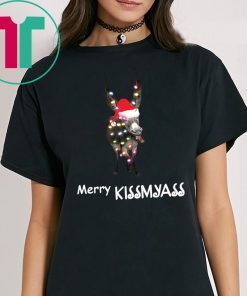 Donkey Merry Kissmyass Christmas Shirt