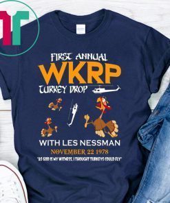 First Annual WKRP Turkey Drop Shirt