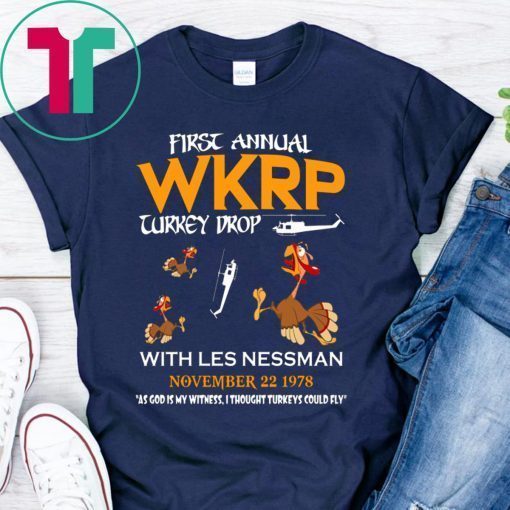 First Annual WKRP Turkey Drop Shirt