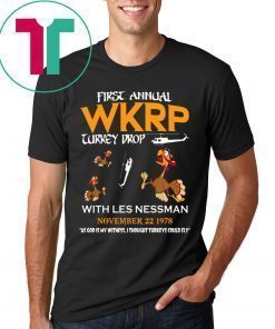 First Annual WKRP Turkey Drop Shirt