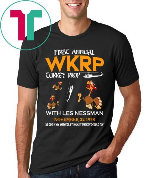 First Annual WKRP Turkey Drop Shirt