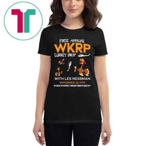 First Annual WKRP Turkey Drop Shirt