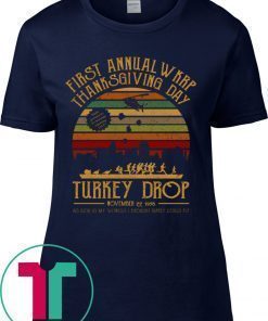 First Annual Wkrp Thanksgiving Day Turkey Drop Vintage Shirt