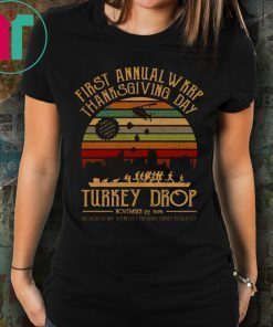 First Annual Wkrp Thanksgiving Day Turkey Drop Vintage Shirt