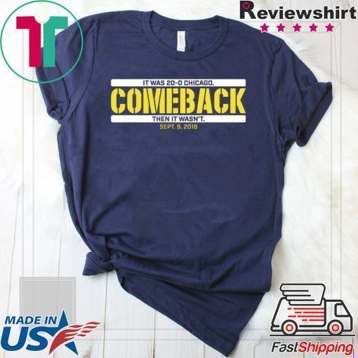 GREEN BAY COMEBACK SHIRT