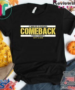 GREEN BAY COMEBACK SHIRT