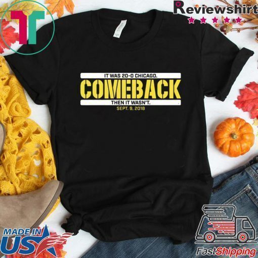 GREEN BAY COMEBACK SHIRT