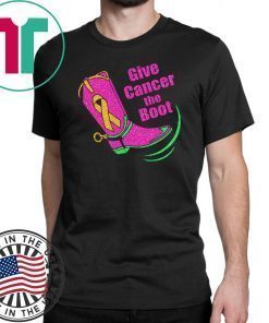 Give cancer the boot breast cancer awareness Shirt