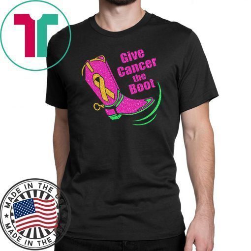 Give cancer the boot breast cancer awareness Shirt