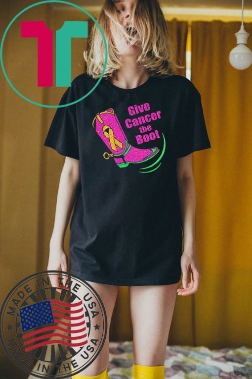 Give cancer the boot breast cancer awareness Shirt