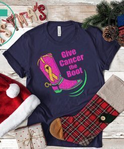 Give cancer the boot breast cancer awareness Shirt