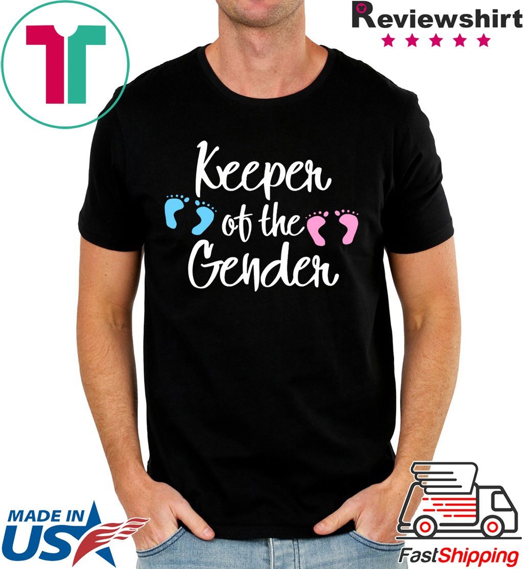 Keeper of Gender reveal party idea baby announcement shirt ...