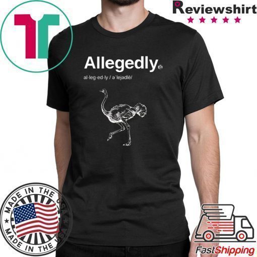 LETTERKENNY ALLEGEDLY BLACK T-SHIRT