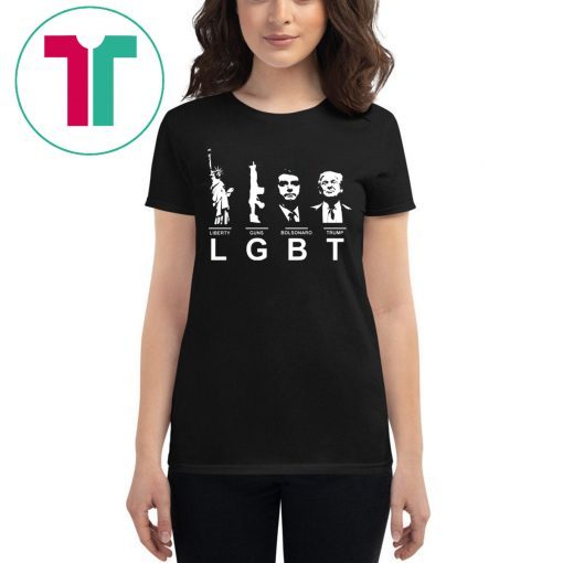 Liberty Guns Bolsonaro Trump LGBT Shirt