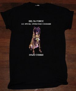 MWD Conan Delta Force Special Operations Command Classic T-Shirt