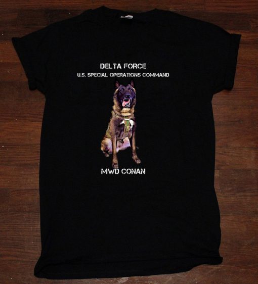 MWD Conan Delta Force Special Operations Command Classic T-Shirt