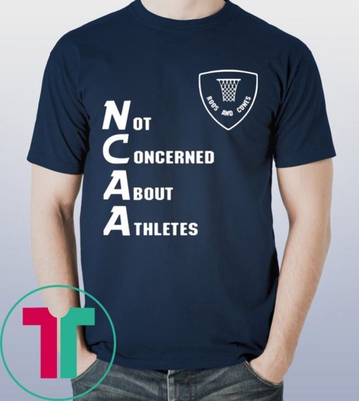 NOT CONCERNED ABOUT ATHLETES SHIRT