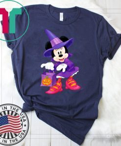 Nice Disney Halloween Minnie Mouse Trick or Treating shirt