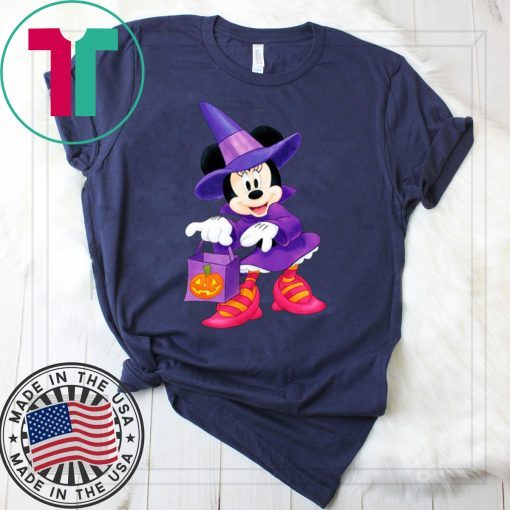 Nice Disney Halloween Minnie Mouse Trick or Treating shirt